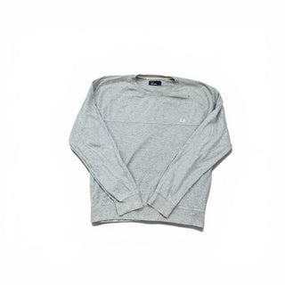 Fred Perry Sweater mit kleinem Logo auf der Brust