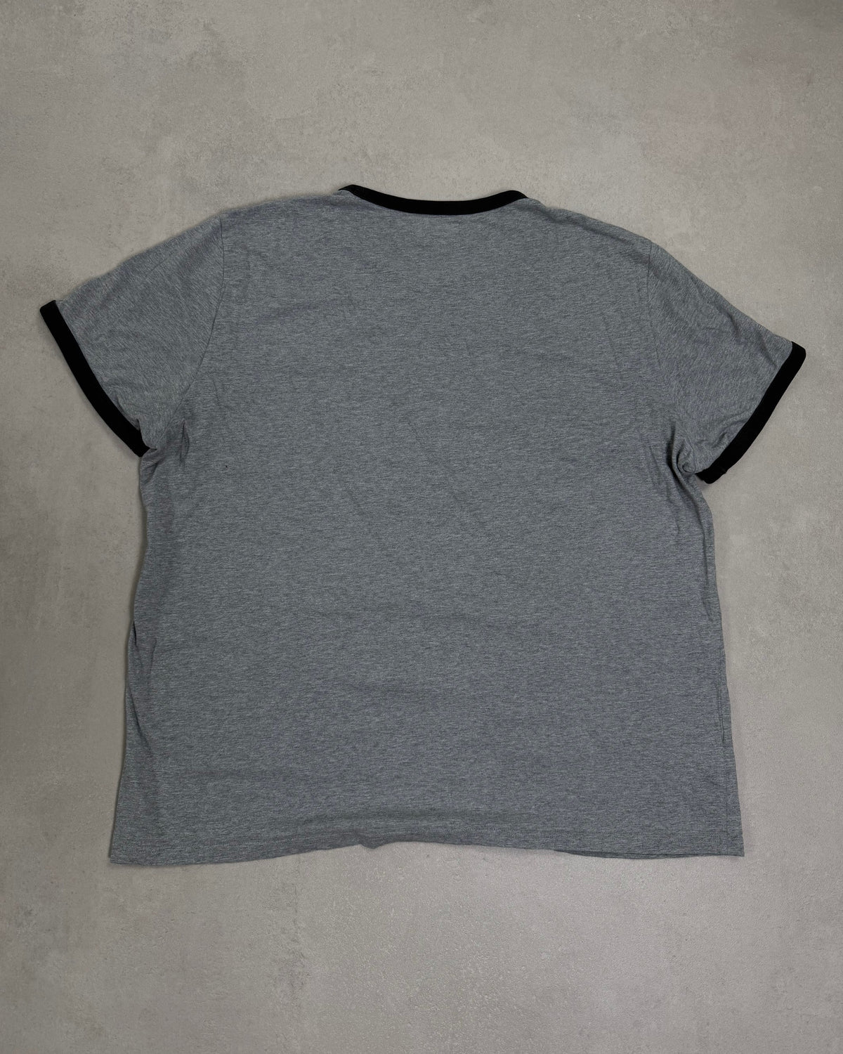 Fred Perry Ringer T-Shirt Grau meliert Größe 2XL – Rückseite
