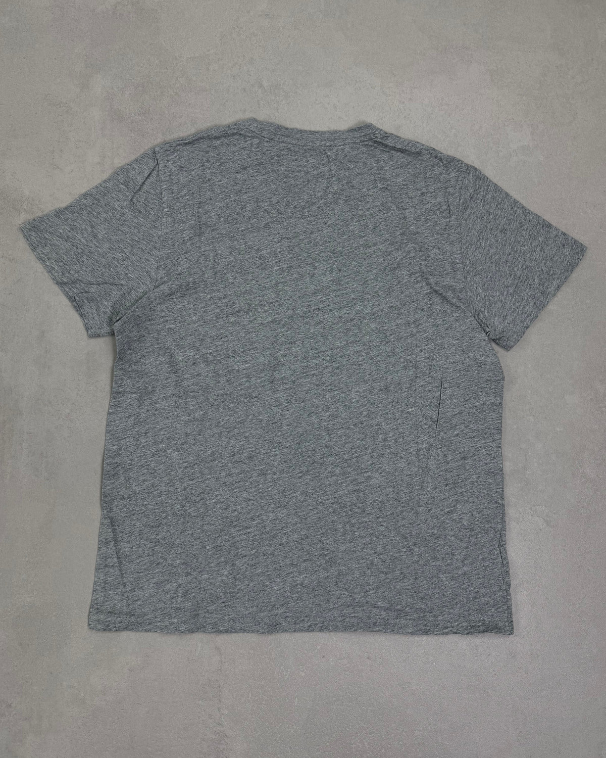 Fred Perry T-Shirt Grau meliert mit Lorbeerkranz Größe L – Rückseite