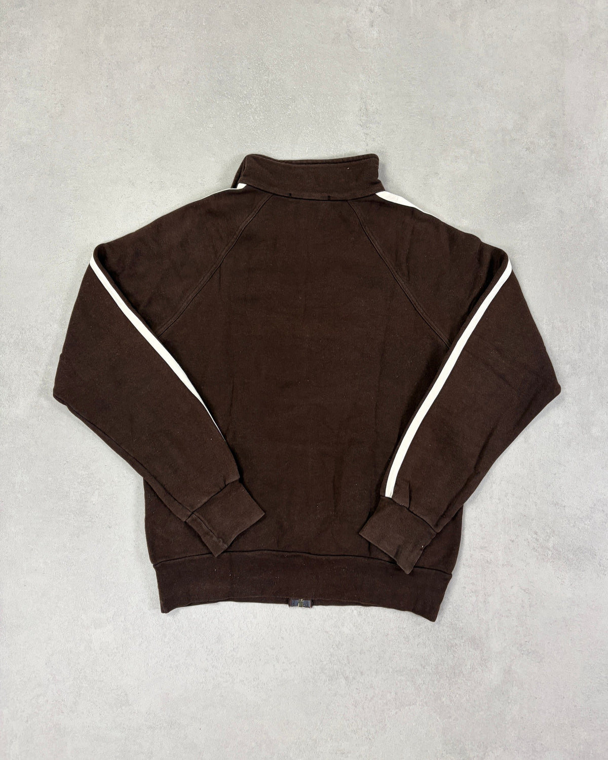 Fred Perry Vintage Trainingsjacke Braun Made in England Größe M – Rückseite