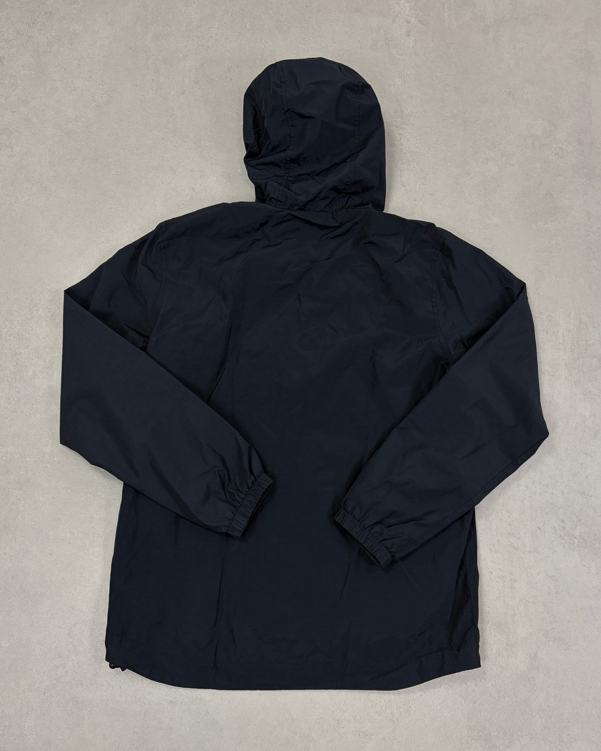 Lyle & Scott Kapuzenjacke Navy mit Mesh-Futter Größe M – Rückseite