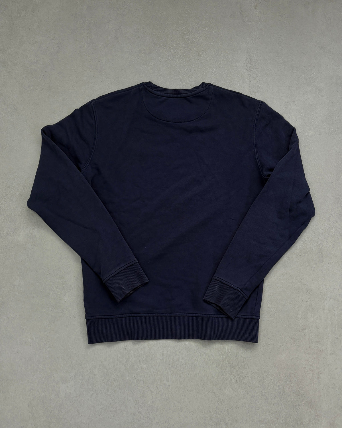 Lyle & Scott Pullover Navy mit gelbem Adler Größe XS – Rückseite
