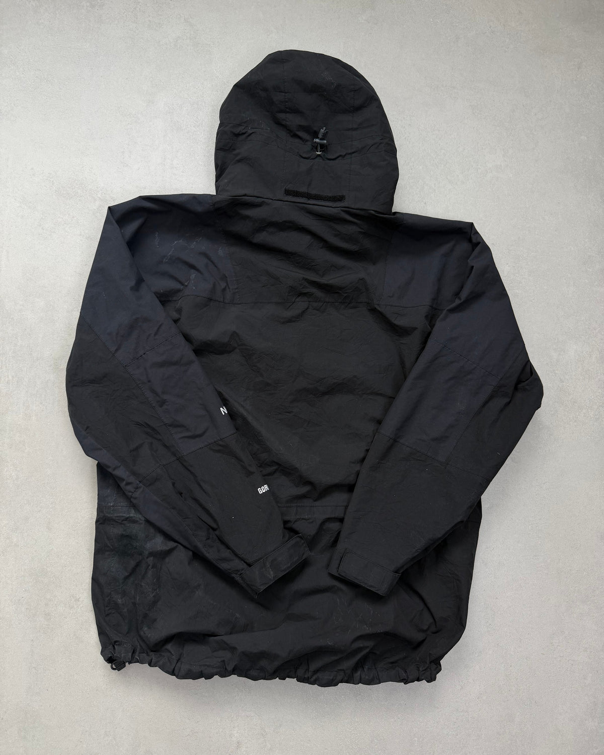The North Face Gore-Tex Regenjacke Schwarz Größe L – Rückseite