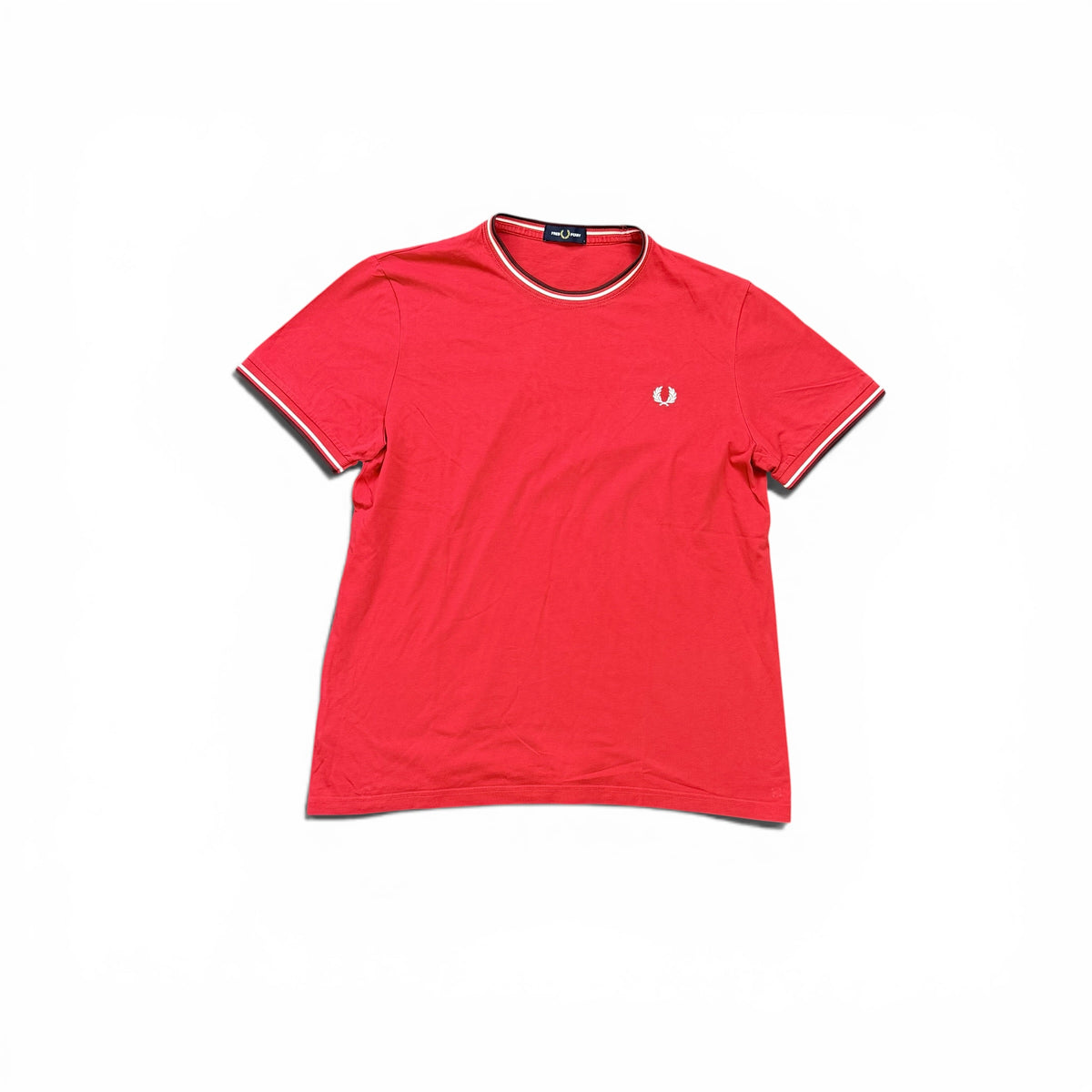Fred Perry Tshirt mit kleinem Logo auf der Brust
