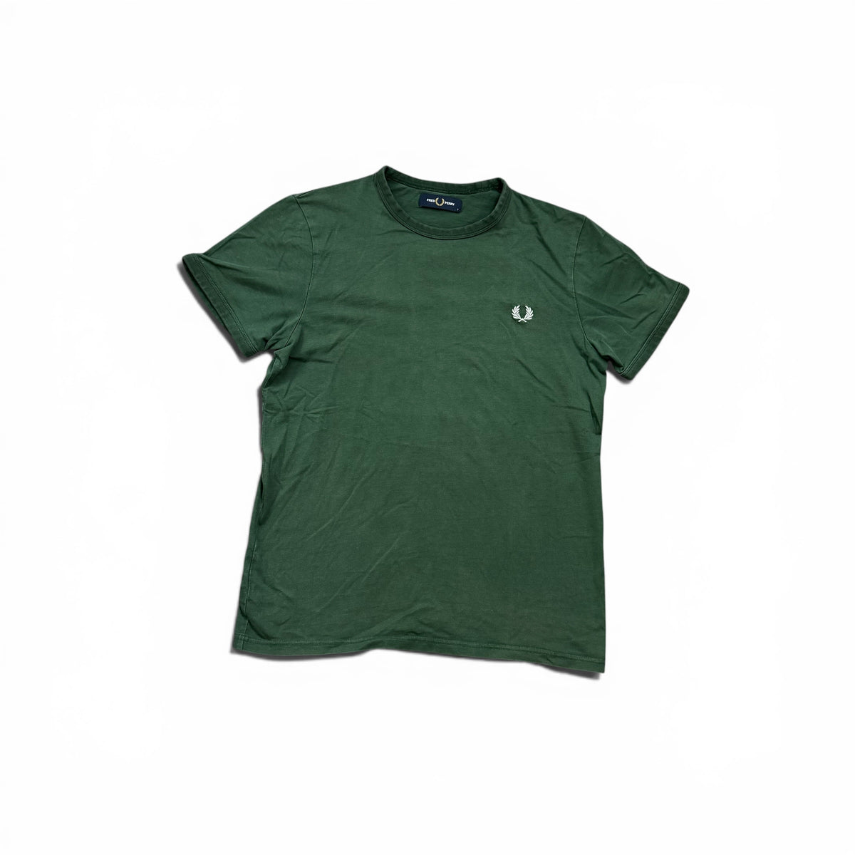 Fred Perry T-Shirt Waldgrün mit dezenten Logo