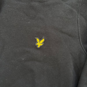 Lyle & Scott Hoodie Schwarz mit Logo auf der Brust