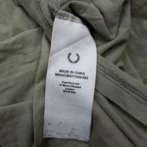 Fred Perry T-Shirt Hellbraun mit kleinem Logo