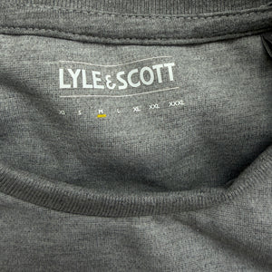 Lyle & Scott Sweater in Grau mit kleinem Logo auf der Brust