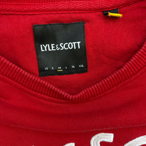 Lyle&Scott Sweater mit Schrift auf der Brust