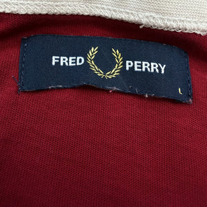Fred Perry T-Shirt Rot mit kleinem Logo