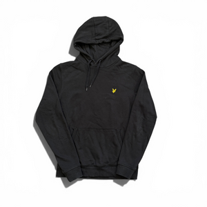 Lyle & Scott Hoodie Schwarz mit Logo auf der Brust