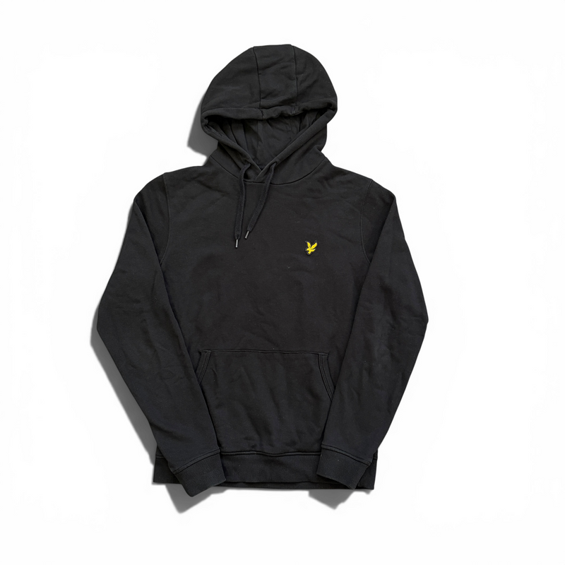 Lyle & Scott Hoodie Schwarz mit Logo auf der Brust
