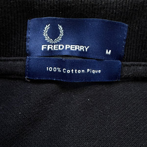 Fred Perry Polo Schwarz mit kleinem Logo