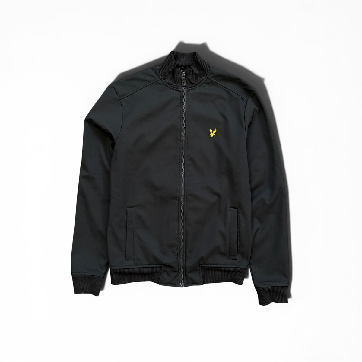 Lyle&Scott Trainingsjacke Schwarz mit kleinem Logo