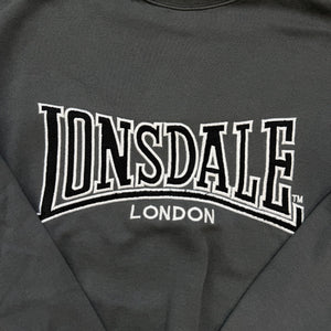 Lonsdale Sweater Grau mit Mittelprint