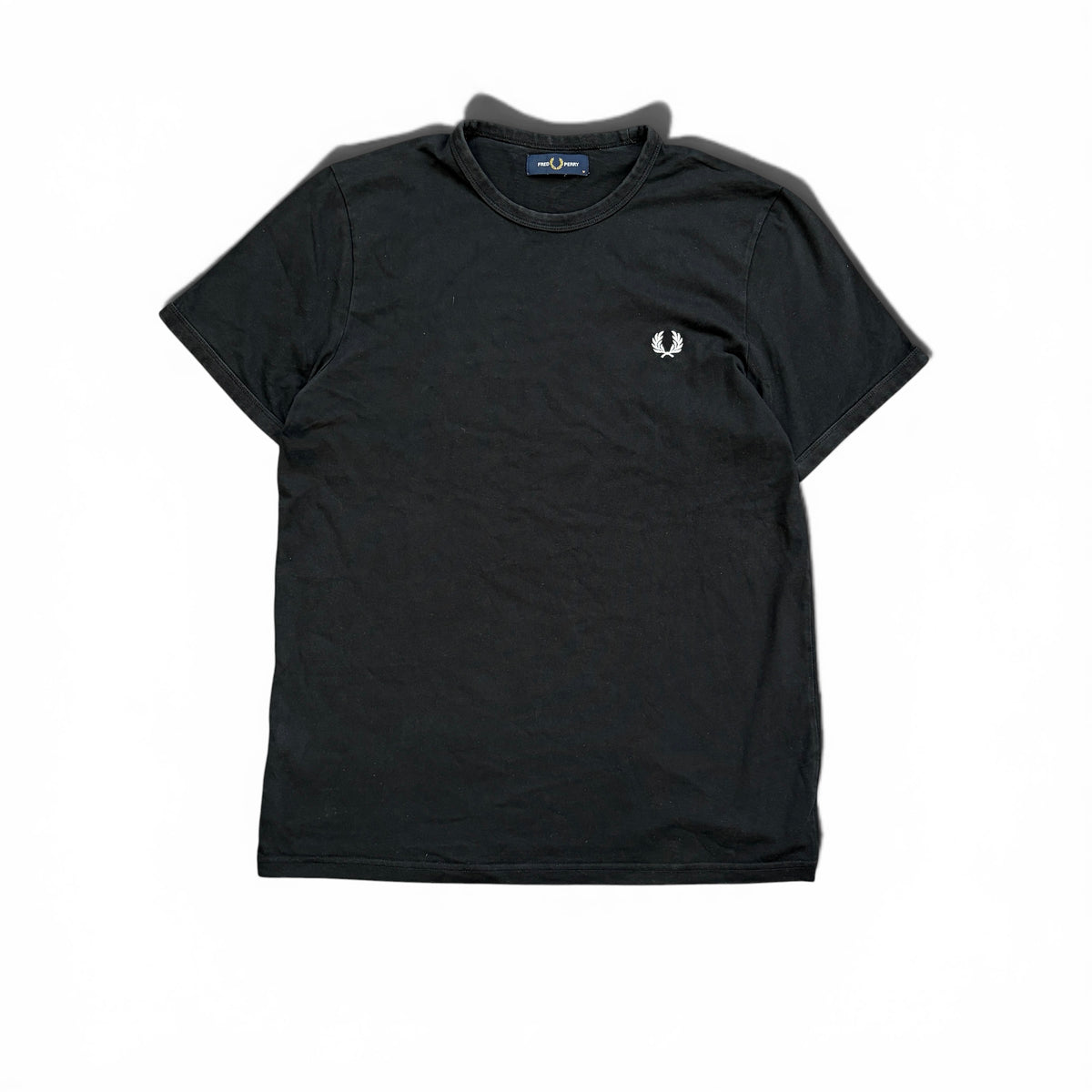 Fred Perry Tshirt Schwarz mit kleinem Logo