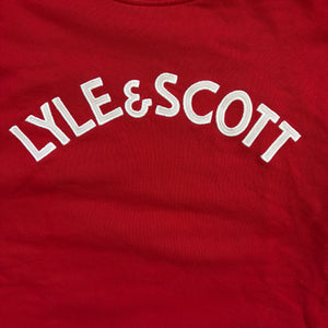 Lyle&Scott Sweater mit Schrift auf der Brust