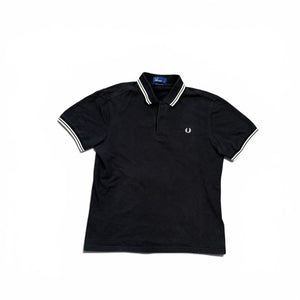 Fred Perry Polo Schwarz mit kleinem Logo