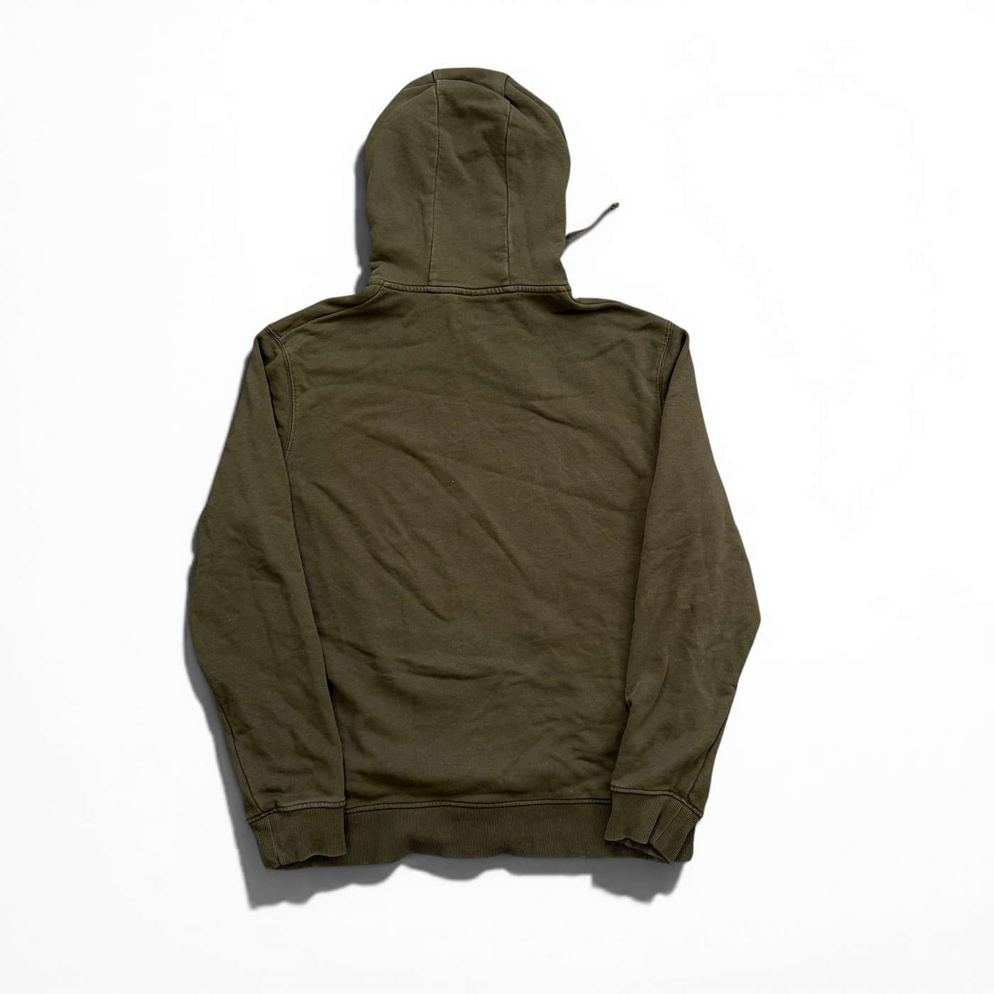 Lyle & Scott Zip-Hoodie Khaki mit dezenten Logo