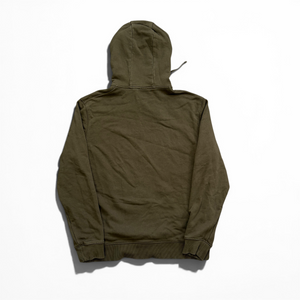 Lyle & Scott Zip-Hoodie Khaki mit dezenten Logo