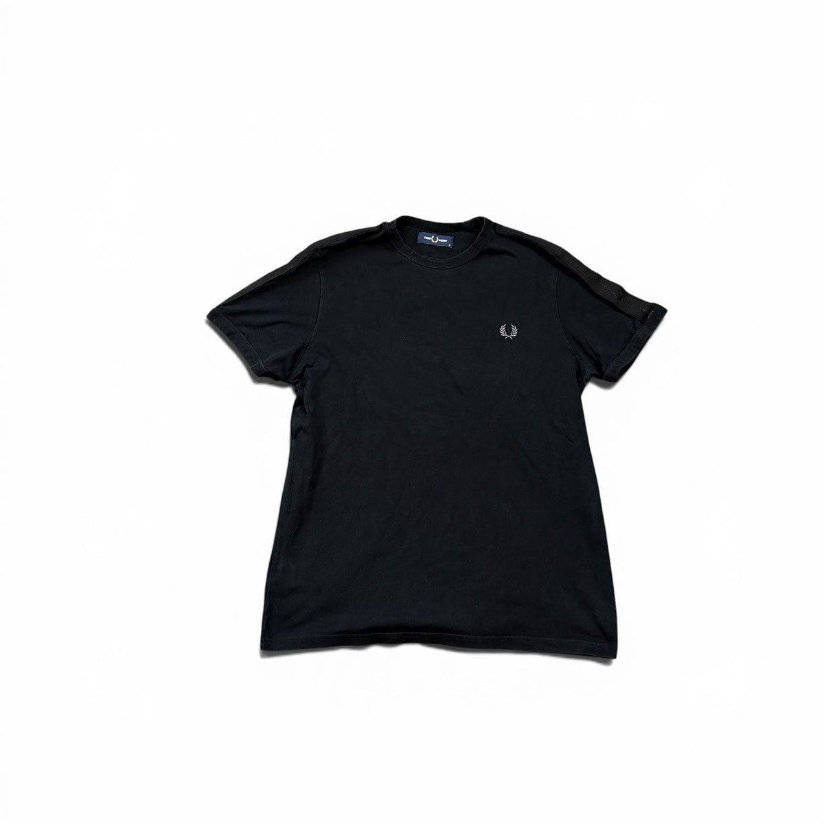 Fred Perry Tshirt Schwarz mit Schriftzug