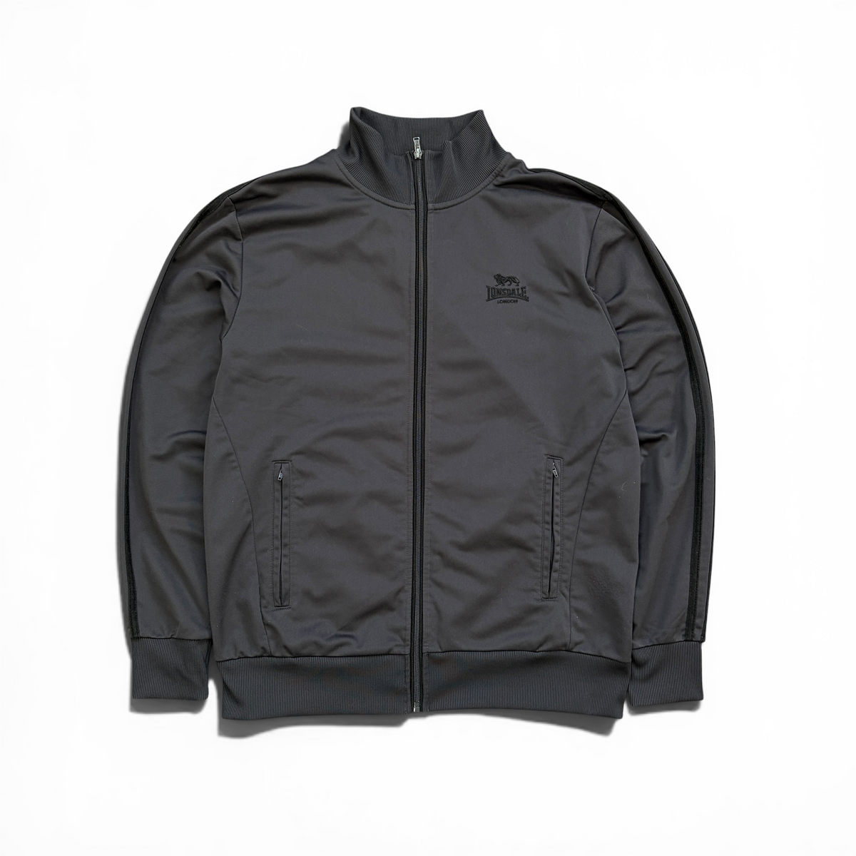 Lonsdale Trainingsjacke Schwarz mit dezenten Logo
