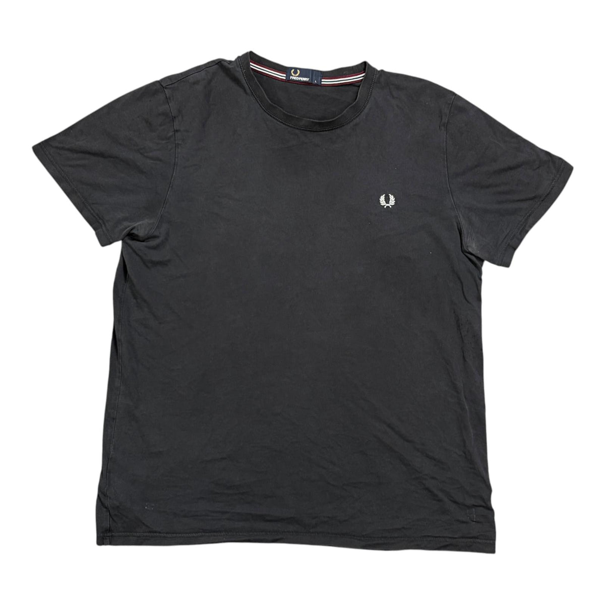 Fred Perry Tshirt mit kleinem Logo auf der Brust