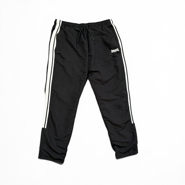 Lonsdale Trainingshose Schwarz mit weißen Streifen