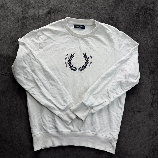 Fred Perry Sweater mit runden Mittelprint