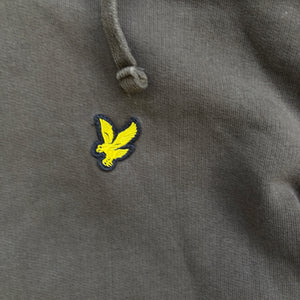 Lyle & Scott Zip-Hoodie Khaki mit dezenten Logo