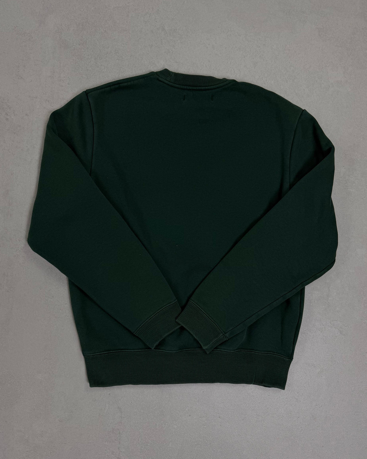 Fred Perry Pullover Dunkelgrün mit Schriftzug – Rückseite