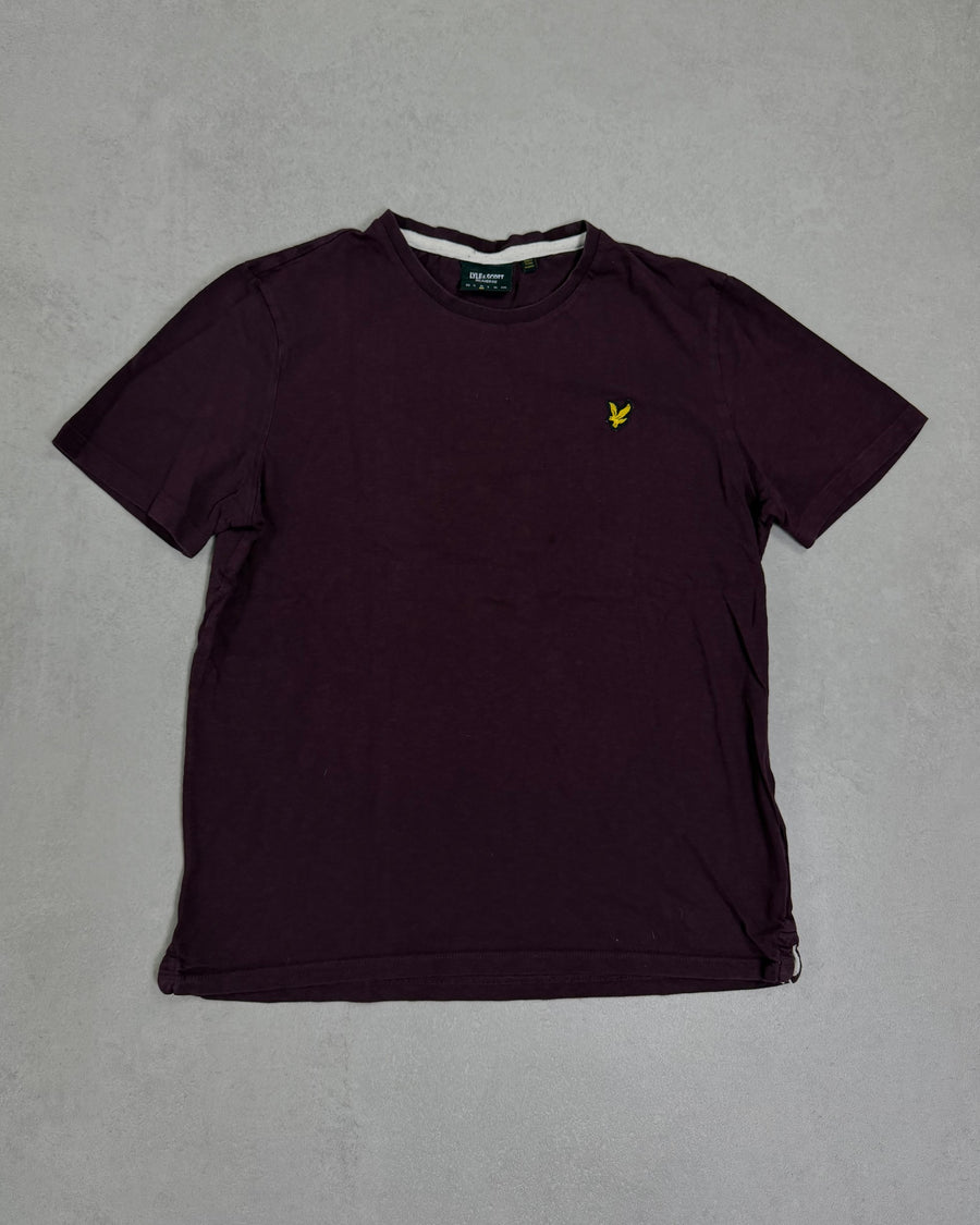 Lyle & Scott T-Shirt Bordeaux Relaxed Fit – Vorderseite