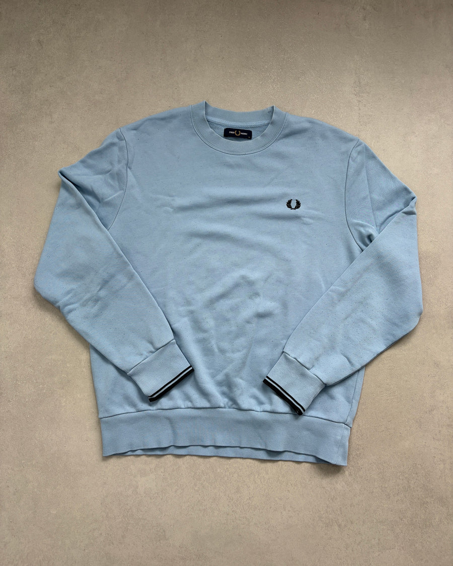 Fred Perry Pullover Hellblau Größe XL – Vorderseite