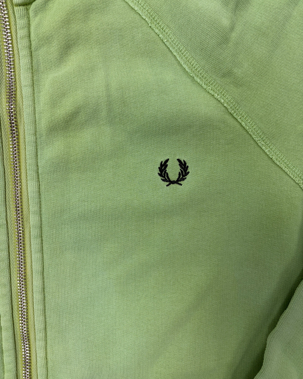 Fred Perry Sweat-Trainingsjacke Hellgrün Größe XL – Detail