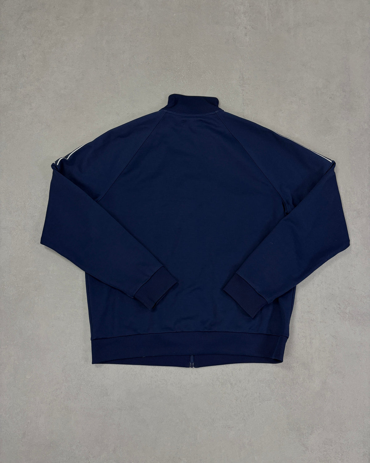 Fred Perry Taped Trainingsjacke Navy mit Lorbeer-Tape Größe XL – Rückseite