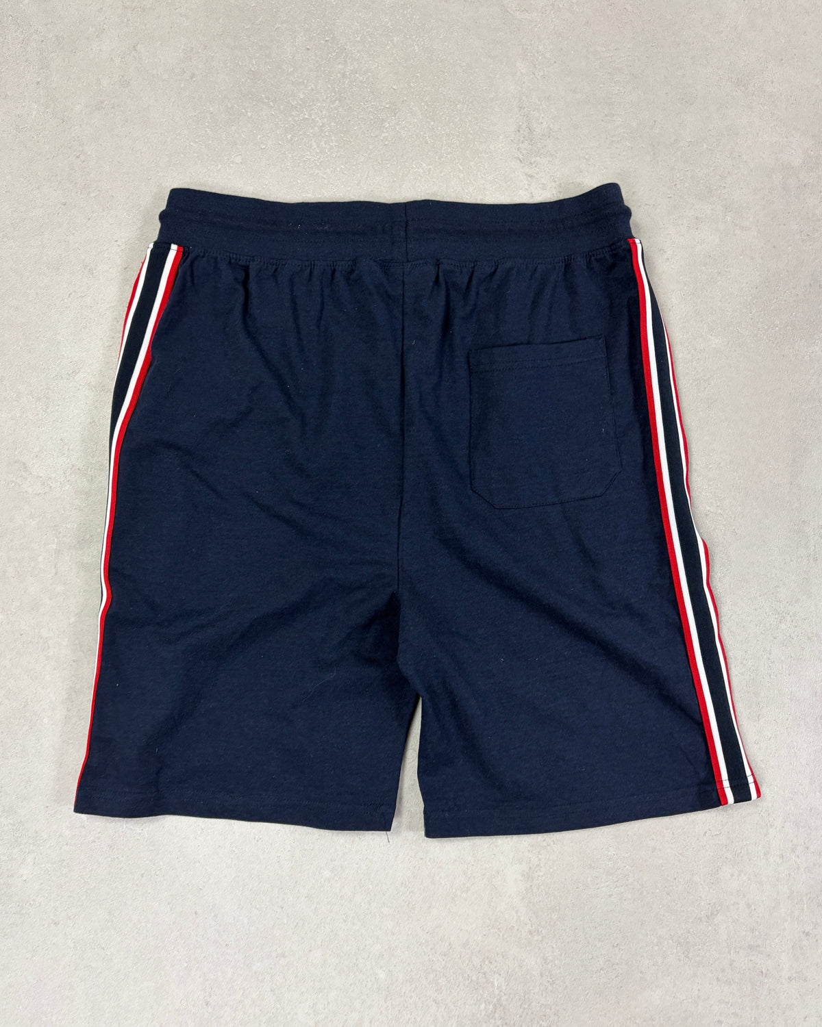Lonsdale Shorts Navy mit Streifen – neu mit Etikett Größe M – Rückseite