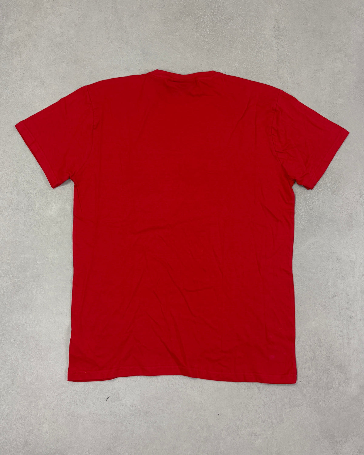 Lonsdale T-Shirt Rot mit Schriftzug – neu mit Etikett Größe L – Rückseite