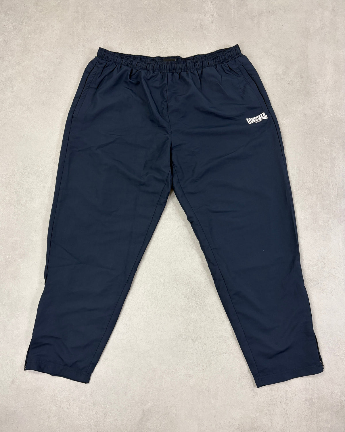 Lonsdale Trainingshose Navy gerade Größe 2XL – Vorderseite