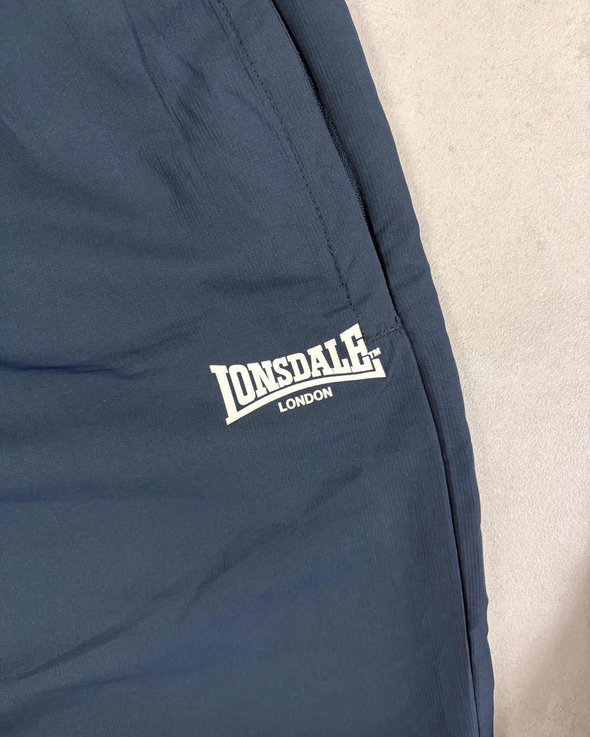 Lonsdale Trainingshose Navy gerade Größe 2XL – Detail