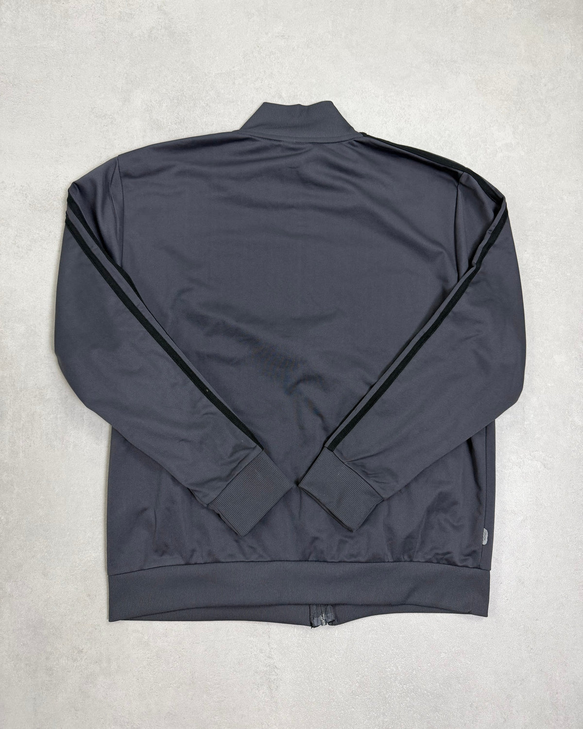 Lonsdale Trainingsjacke Anthrazit mit Streifen Größe XL – Rückseite