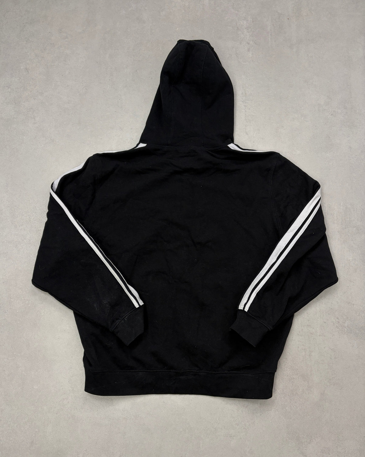 Lonsdale Zip-Hoodie Schwarz mit Logo-Print Größe 2XL – Rückseite