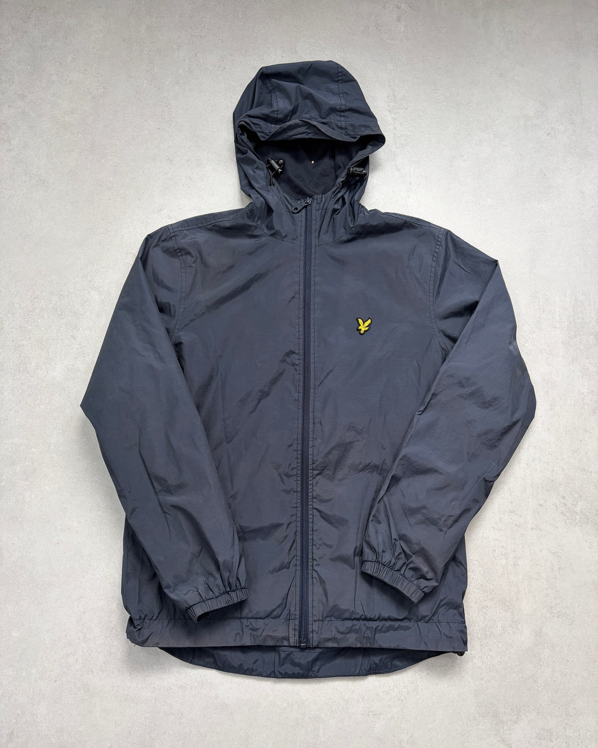 Lyle & Scott Kapuzen-Windjacke Navy Größe S – Vorderseite