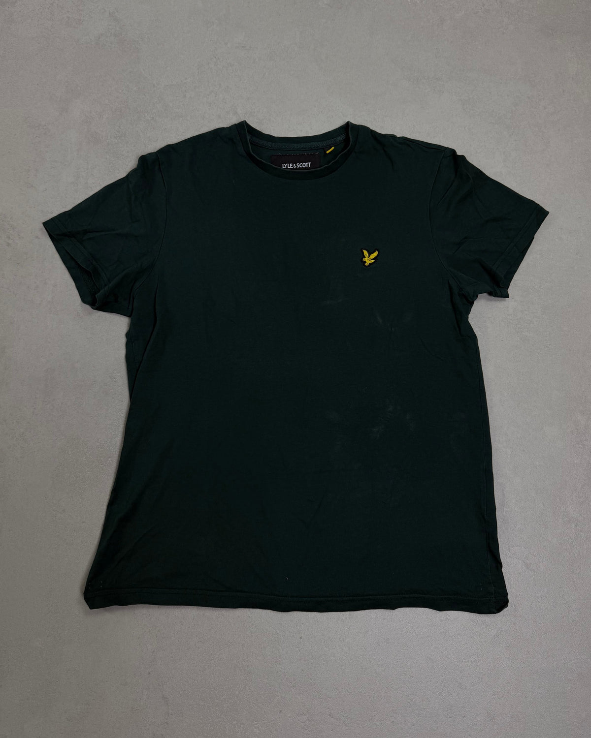 Lyle & Scott T-Shirt Dunkelgrün Größe S – Vorderseite