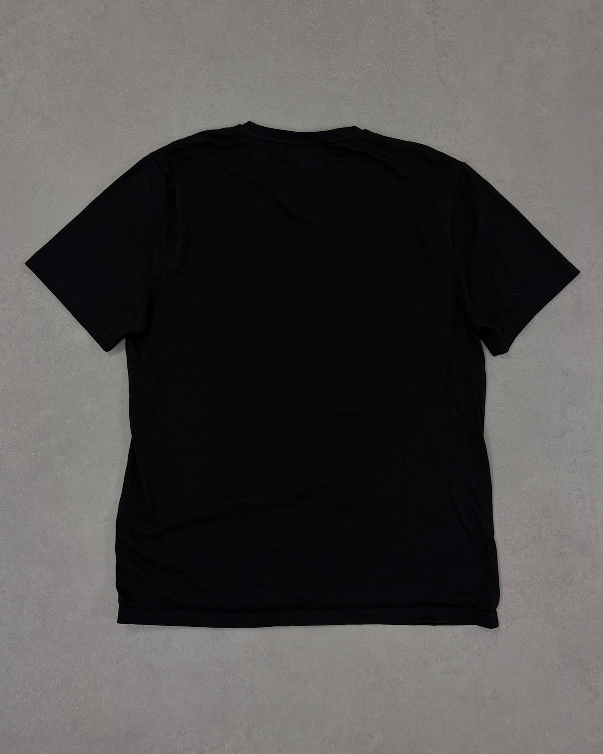 Lyle & Scott T-Shirt Schwarz mit Adler-Logo Größe L – Rückseite