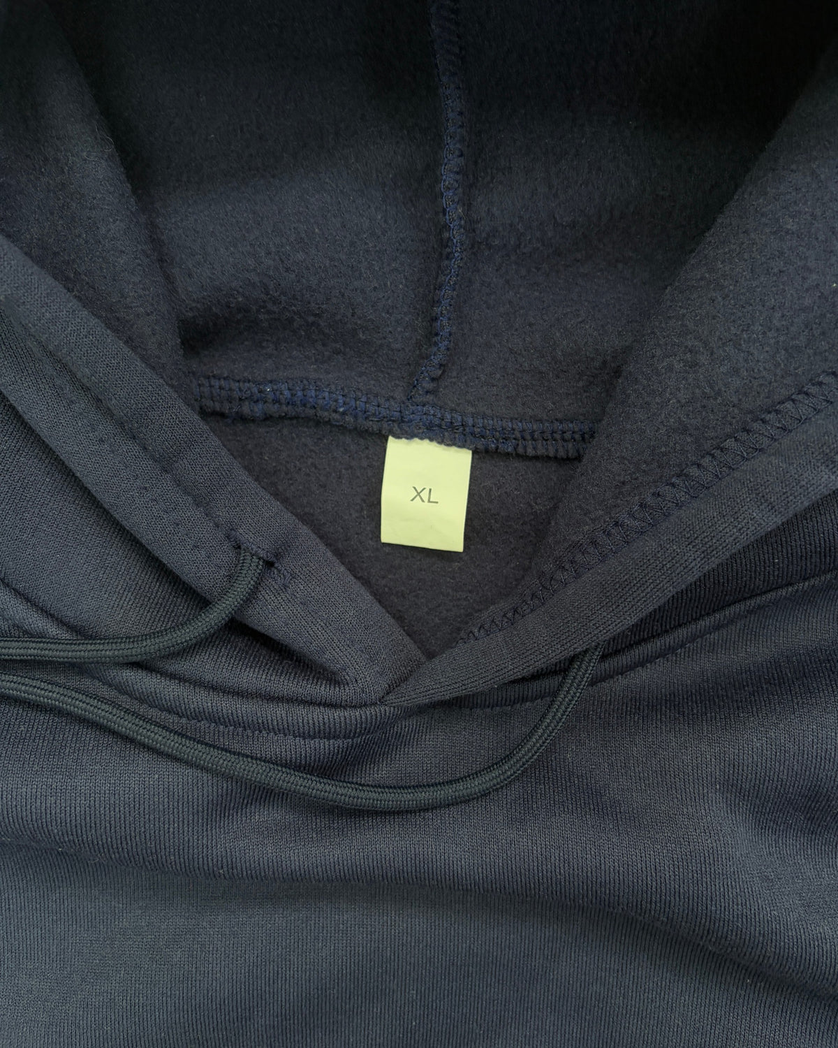 Sergio Tacchini Hoodie Navy mit Logo-Schriftzug Größe XL – Etikett