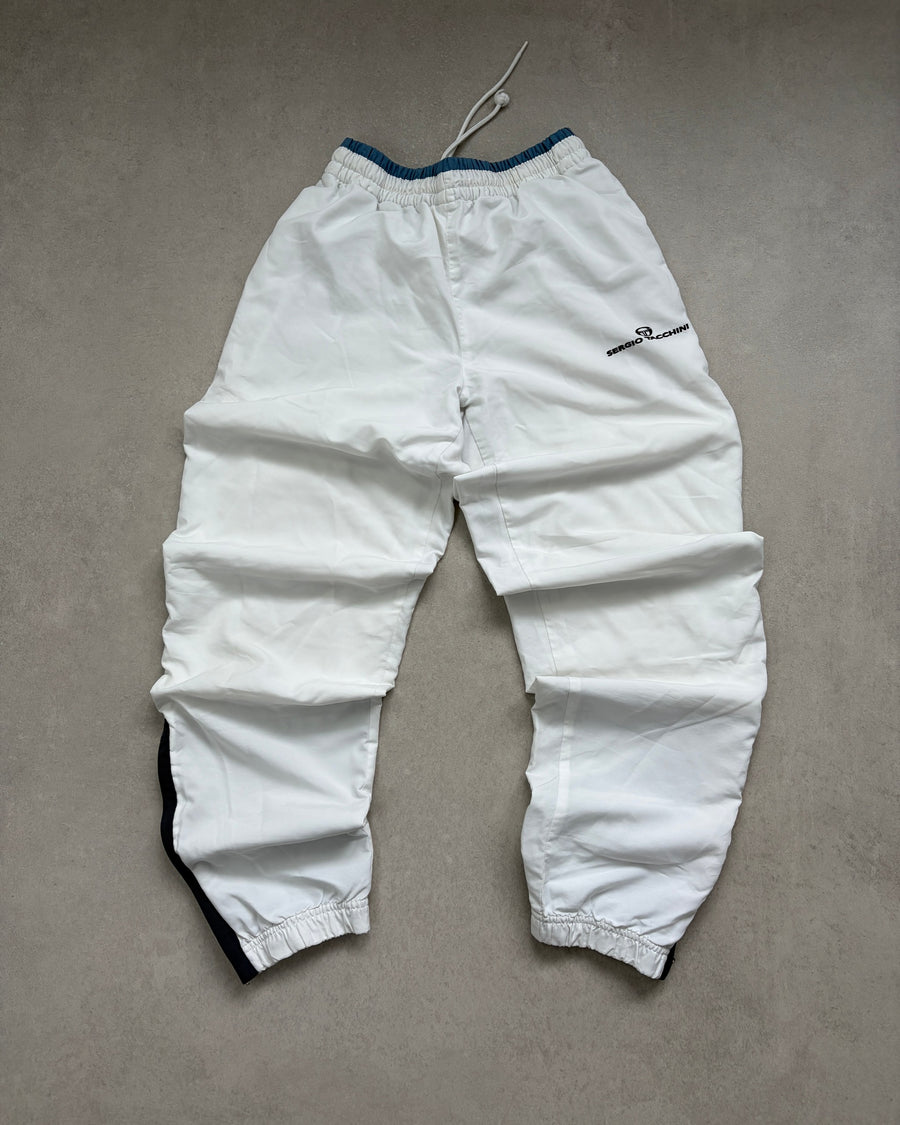 Sergio Tacchini Trainingshose Weiß Größe S – Vorderseite