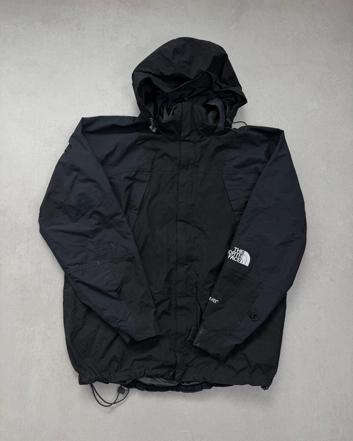 The North Face Gore-Tex Regenjacke Schwarz Größe L – Vorderseite