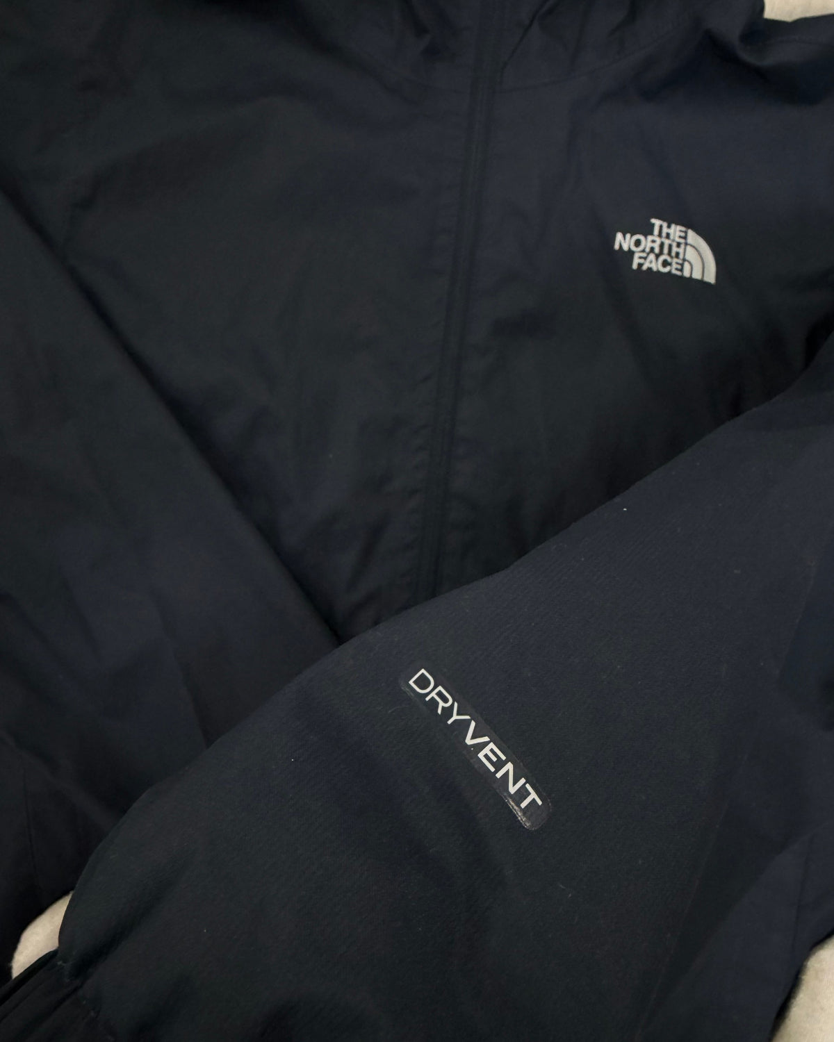 The North Face Regenjacke Navy DryVent Größe L – Detail
